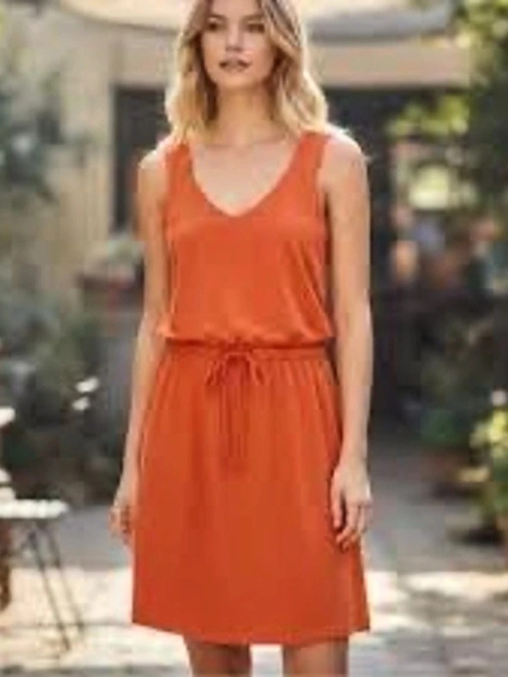 Orange Mini Dress Like New